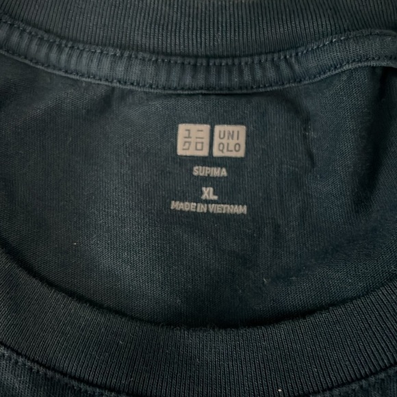 Uniqlo Cotton Short Sleeve TShirt Blue Size XL - Picture 2 of 5